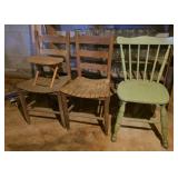 Vintage chairs, sturdy