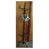 Vintage coat rack. 72" tall