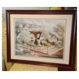 Framed wall art 31 1/2 x 25 1/2