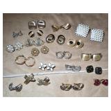 Vintage clip on earrings