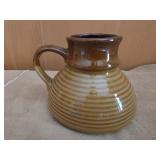 VTG honey Brown Ceramic No Spill Mug