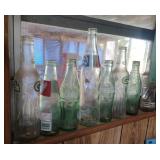 Vintage glass bottles