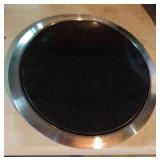 Stone tray with removable stone 13 3/4"