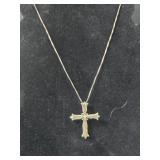 .925 Silver Cross on .925 Chain