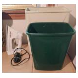 Sunbeam Steam Master and waste baskets and a