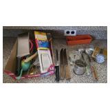 Ladle, knives, sifter, large spatula and more!