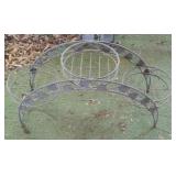 2 tier metal planter 26 x 11