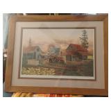 Vintage "Golden Harvest" by artist Dave Barnhouse