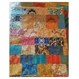 Vintage handmade quilt 82 x 72