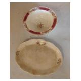 Vintage Platter Gold Medal-Owen Minerva Ironstone