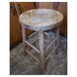 23" tall wooden stool