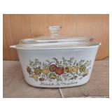 vintage CorningWare casserole dish the "Spice of