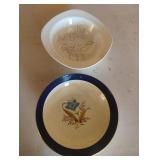 10.25" Vintage TST2 Blue Floral Versatile bowl