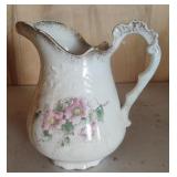 Vintage Goodwin Pottery Co. Floral Pitcher
