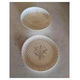 Vintage Homer Laughlin Golden Wheat Fleur de Lis