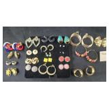 Group of Earrings - mostly pierced, the 4 on Left