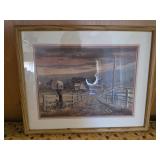 21x17 country scene wall art