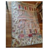 Vintage Handmade reversible quilt. Need repairs