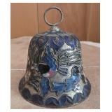 vintage Chinese cloisonnï¿½ bell,