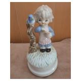 Vintage Musical Porcelain Figurine - Child/Girl -