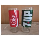 vintage pedestal drinking glasses featuring the