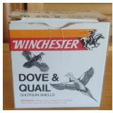 Winchester Dove & Quail 20 guage shotgun shells.