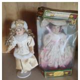 Vintage porcelain dolls
