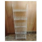 Metal wire shelf 17 1/2 x 13 x 56 1/2
