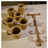 Mid Century Modern JAPAN Coffee Cups Mugs and mug