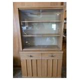 36W x 64H x17D vintage Mid-Century Modern Stanley