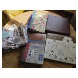 Scrap books, photo albums, scrapbook accessories