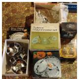 Candle stick holders, condiment set and more