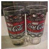 vintage Coca-Cola Tiffany-style stained glass