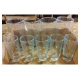 Vintage blue tinted glasses