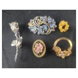 Group of Brooches