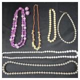 Group Of Necklaces, one has matching clip-on