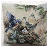 Bluebirds decorative pillow lovingly used 16ï¿½ x