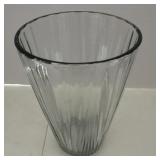 Clear vase 10 inches tall no chips