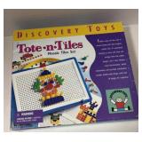 Tote and tiles mosaic tiles set a discovery toys