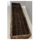 Handmade woven storage tray 6ï¿½ x 21ï¿½ 4 inches