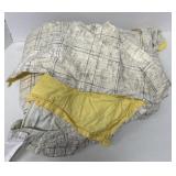 Duvet cover Yellow/tan Full queen Two