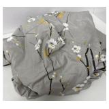 Duvet cover Full/queen Gray/yellow/white 4
