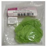 31 small rosette clip New Lime green color