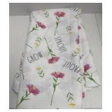 Spring shower curtain 100% polyester, good