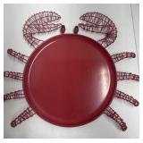 Pier one crab Tray used condition measures 15ï¿½ x