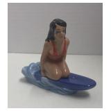 Surfer girl, salt and pepper shakers condition is