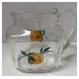 Vintage orange juice, pitcher Pretty
