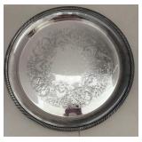12 inch silver tray Castleton by international