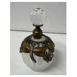 Dragonfly perfume bottle 3 1/2 inches