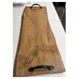 Handmade wood serving tray large excellent